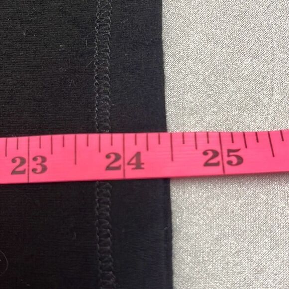 Patrizia Luca Black Pullover Top Long Puff Sleeves Sheer Stretch Small Italian - Picture 10 of 10